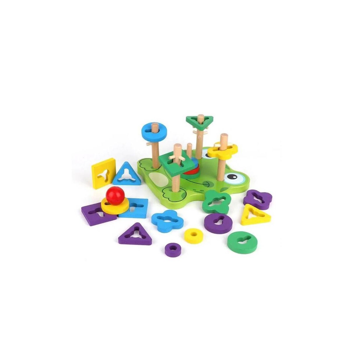 GENERICO - Juguete Didáctico Encaje Dificultad de 5 Figuras Geométricas