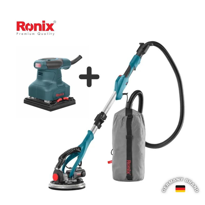 RONIX - Lijadora De Pared y Techo Ronix 6200 + Lijadora Orbital Ronix 6404