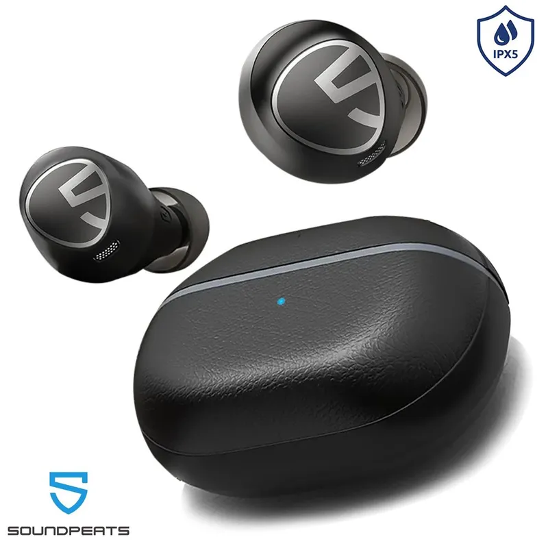 SOUNDPEATS - Audifonos Bluetooth 5.1 Bass IPX5 30H SoundPeats Free2