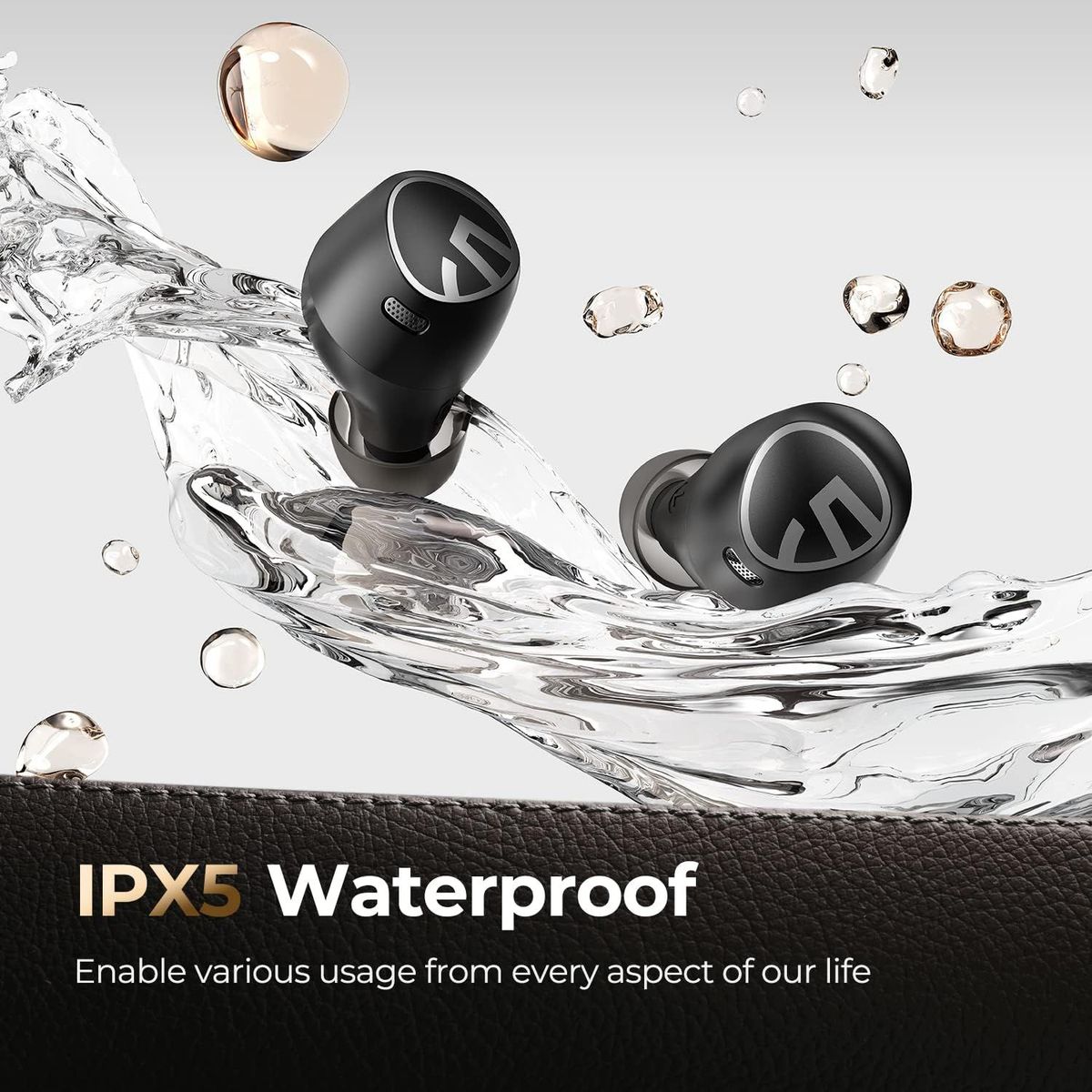 SOUNDPEATS - Audifonos Bluetooth 5.1 Bass IPX5 30H SoundPeats Free2
