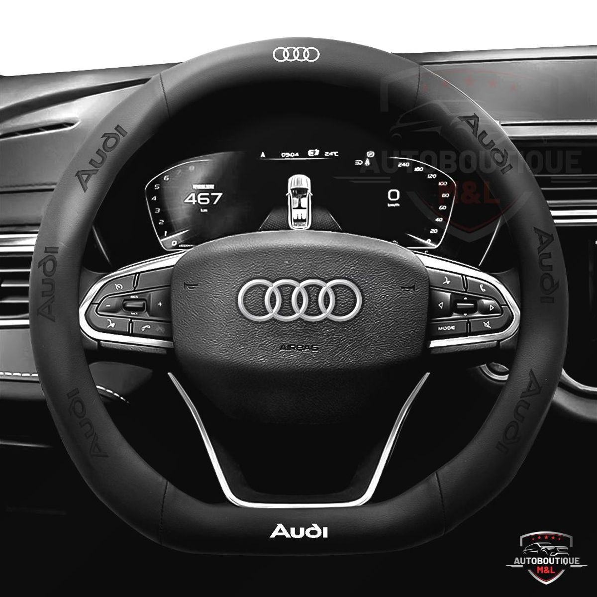 GENERICO - FORRO DE TIMON PARA  AUTOS Y CAMIONETAS