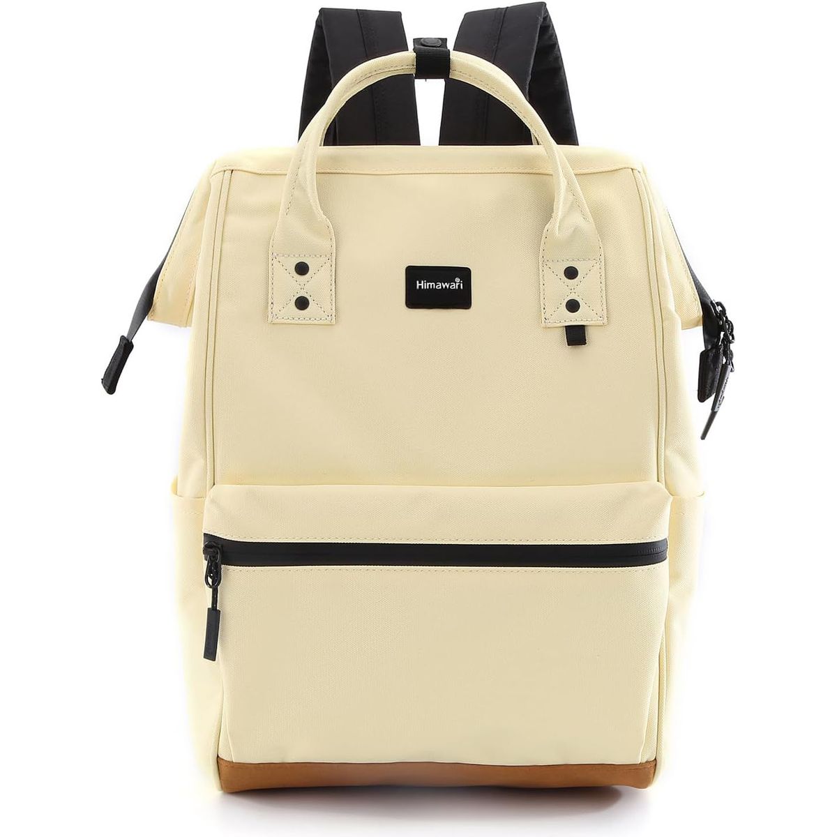 HIMAWARI - Himawari - Mochila Unisex escolar de viaje con puerto H124-10 - Crema