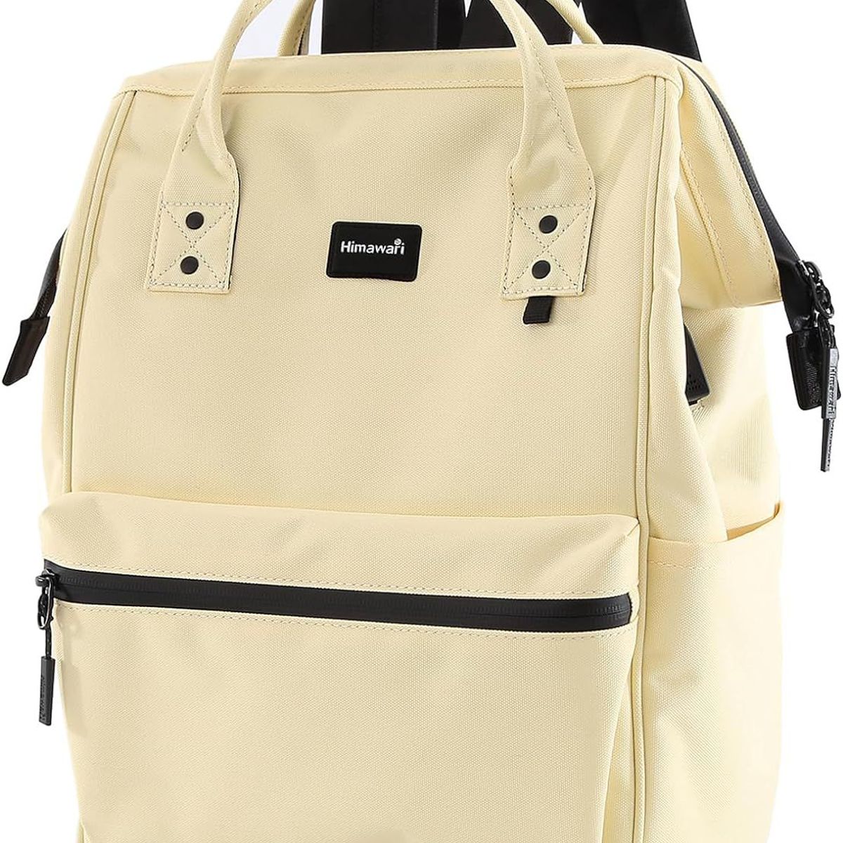 HIMAWARI - Himawari - Mochila Unisex escolar de viaje con puerto H124-10 - Crema