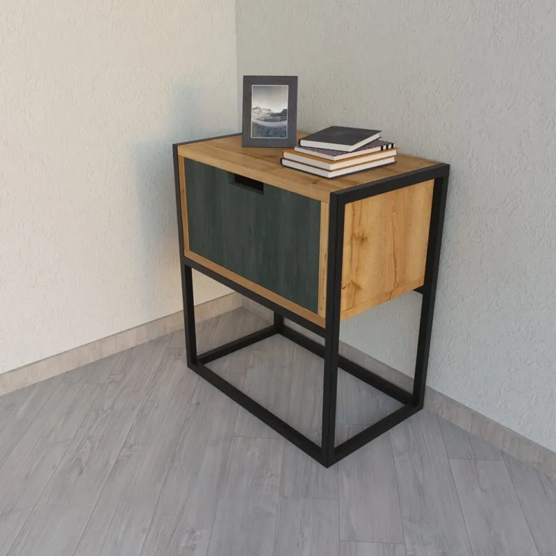 GENERICO - Velador Industrial Labina Duna con Bosque Coricha Home