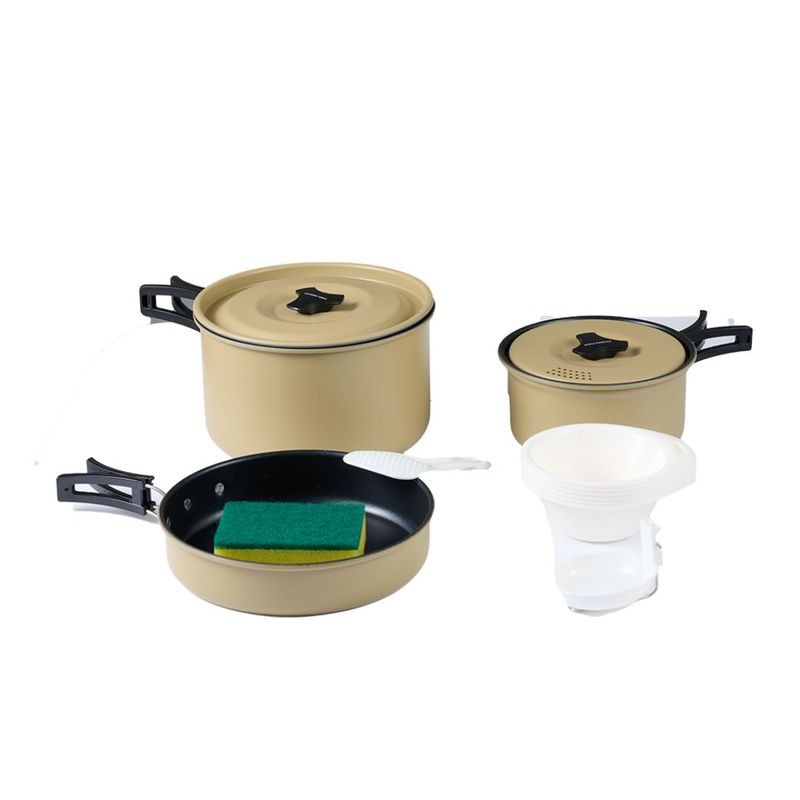 TERRA FORCE - Set Ollas Aluminio Anti-Adherente 3 Piezas L