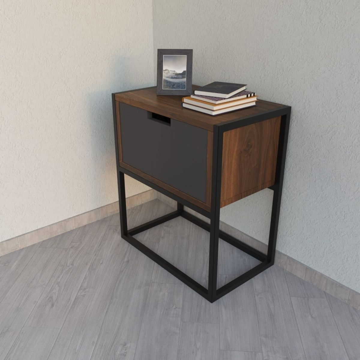 GENERICO - Velador Industrial Labina Caramelo con Plomo Coricha Home