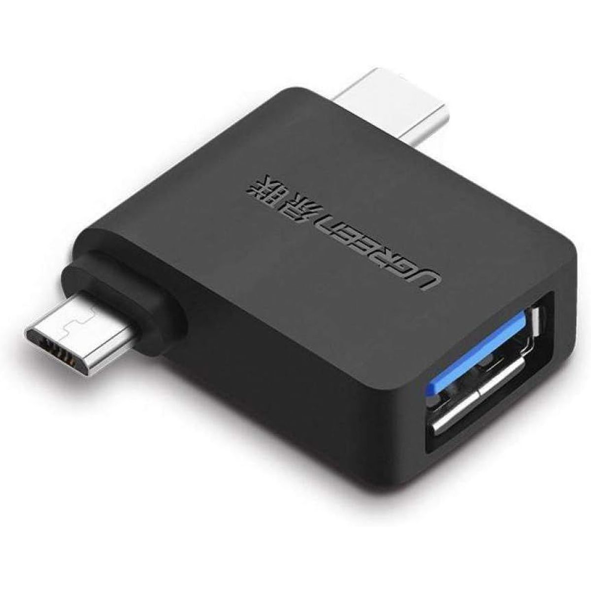 UGREEN - Adaptador OTG 2 en 1 UGREEN 30453 Tipo C y Micro USB