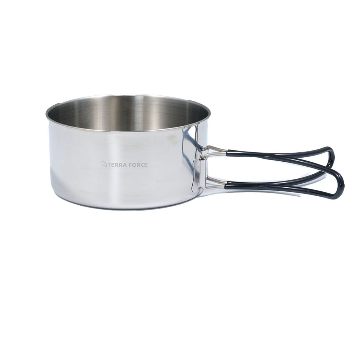 TERRA FORCE - Set Ollas Acero Inoxidable Camping 3 Piezas