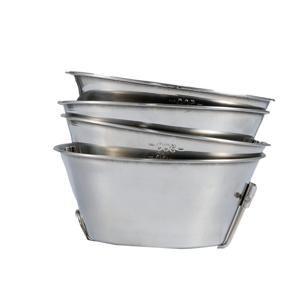 TERRA FORCE - Set 4 Bowls Camping 500ml