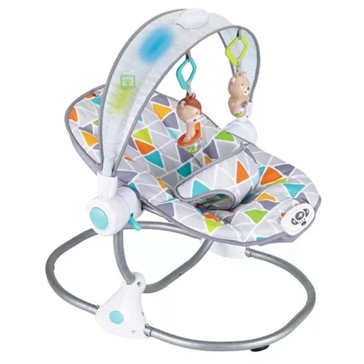 IDEAL - Mecedora para Bebes Musical y Vibrador Con Luces Led