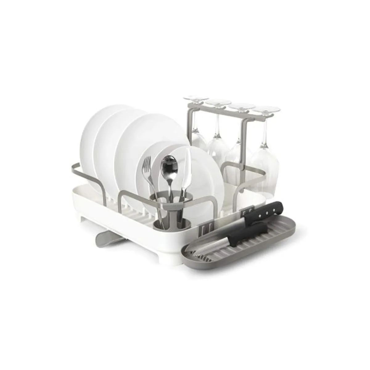 UMBRA - Escurridor de Platos Color Blanco Modelo Holster  UMBRA