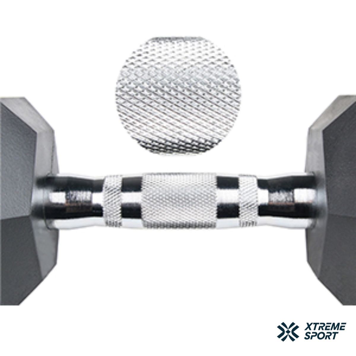 XTREME SPORT - Mancuernas Hexagonales 7.5 kg  Pesas de Goma x 2