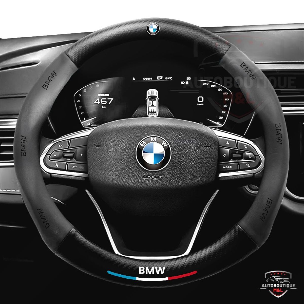 GENERICO - FORRO DE TIMON PARA  AUTOS Y CAMIONETAS