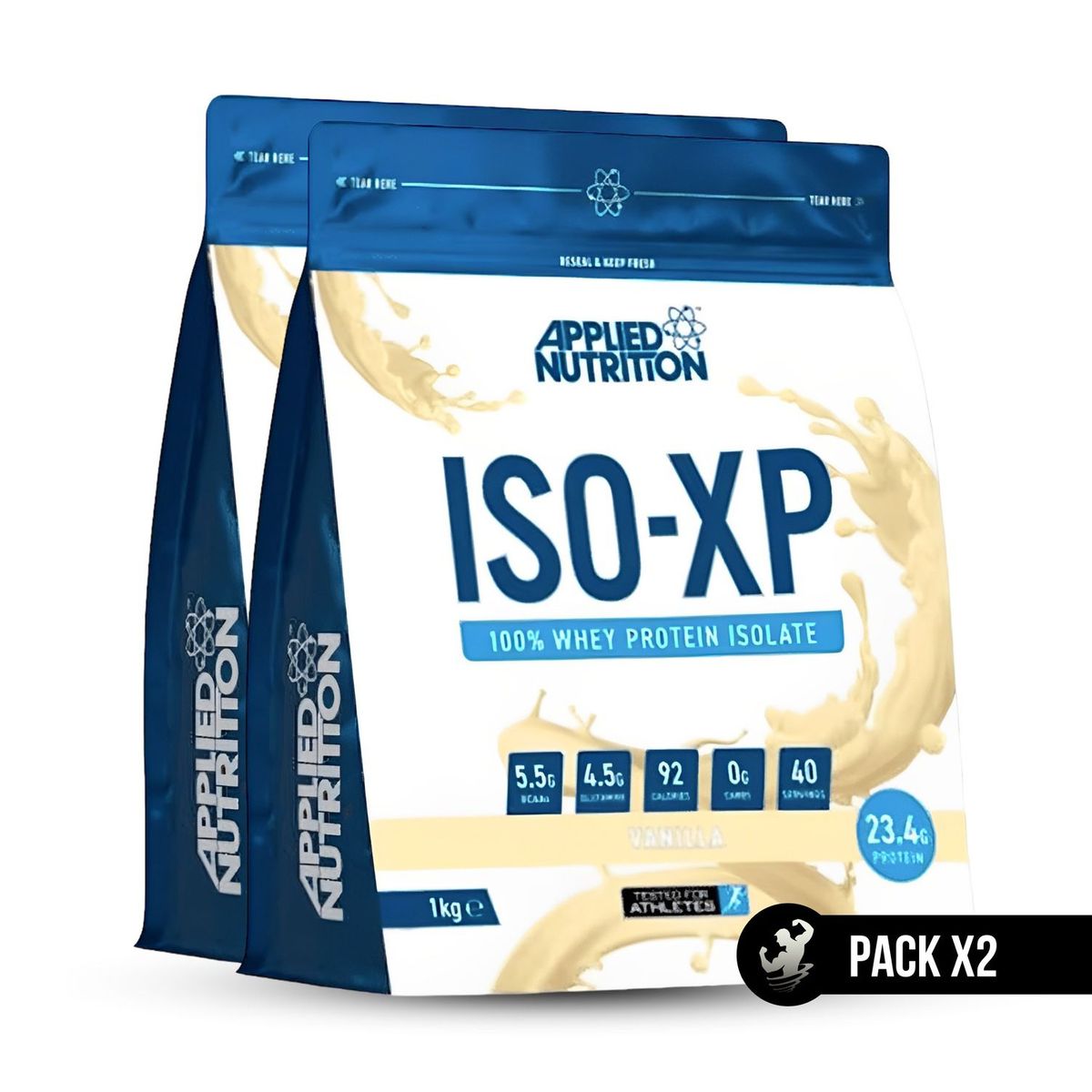 APPLIED NUTRITION - PACK x 02 - ISO XP 1 KG VANILLA