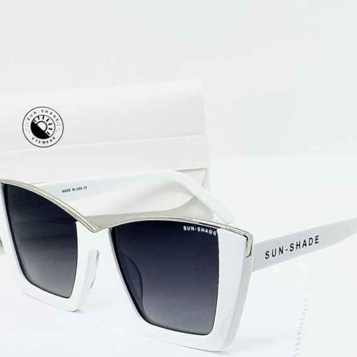 SUN SHADE - Lentes de sol de moda - ROXY WHITE