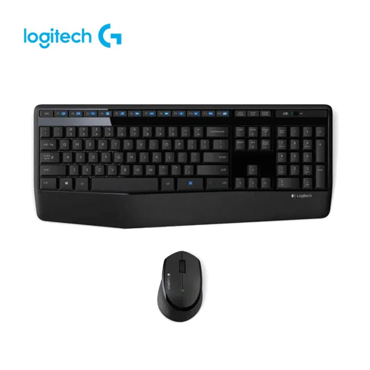 LOGITECH - TECLADO LOGITECH + MOUSE MK345 WIRELESS USB SP NEGRO