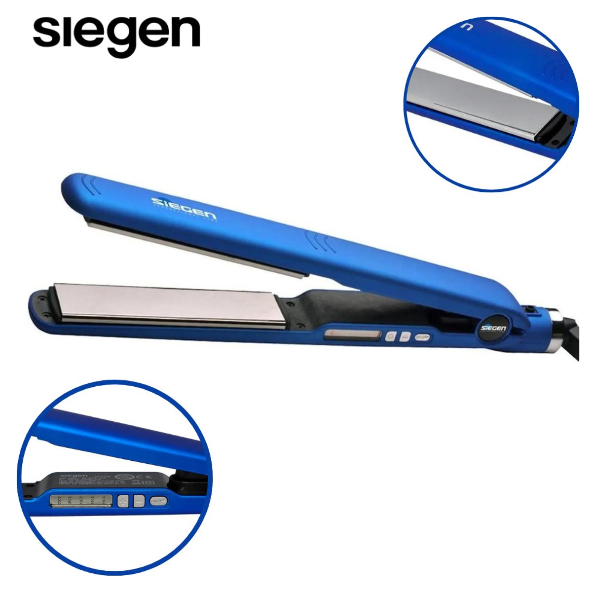 SIEGEN - Plancha Alisadora Siegen Placas de Titanio SG 4700