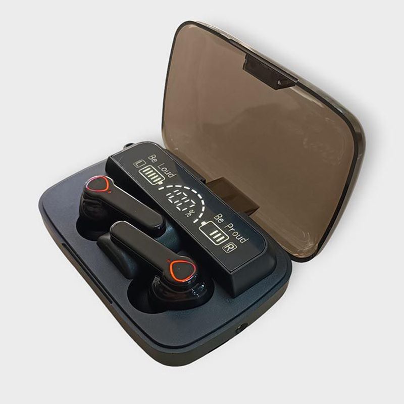 GENERICO - Audífonos inalámbricos Bluetooth con power bank y linterna - M19
