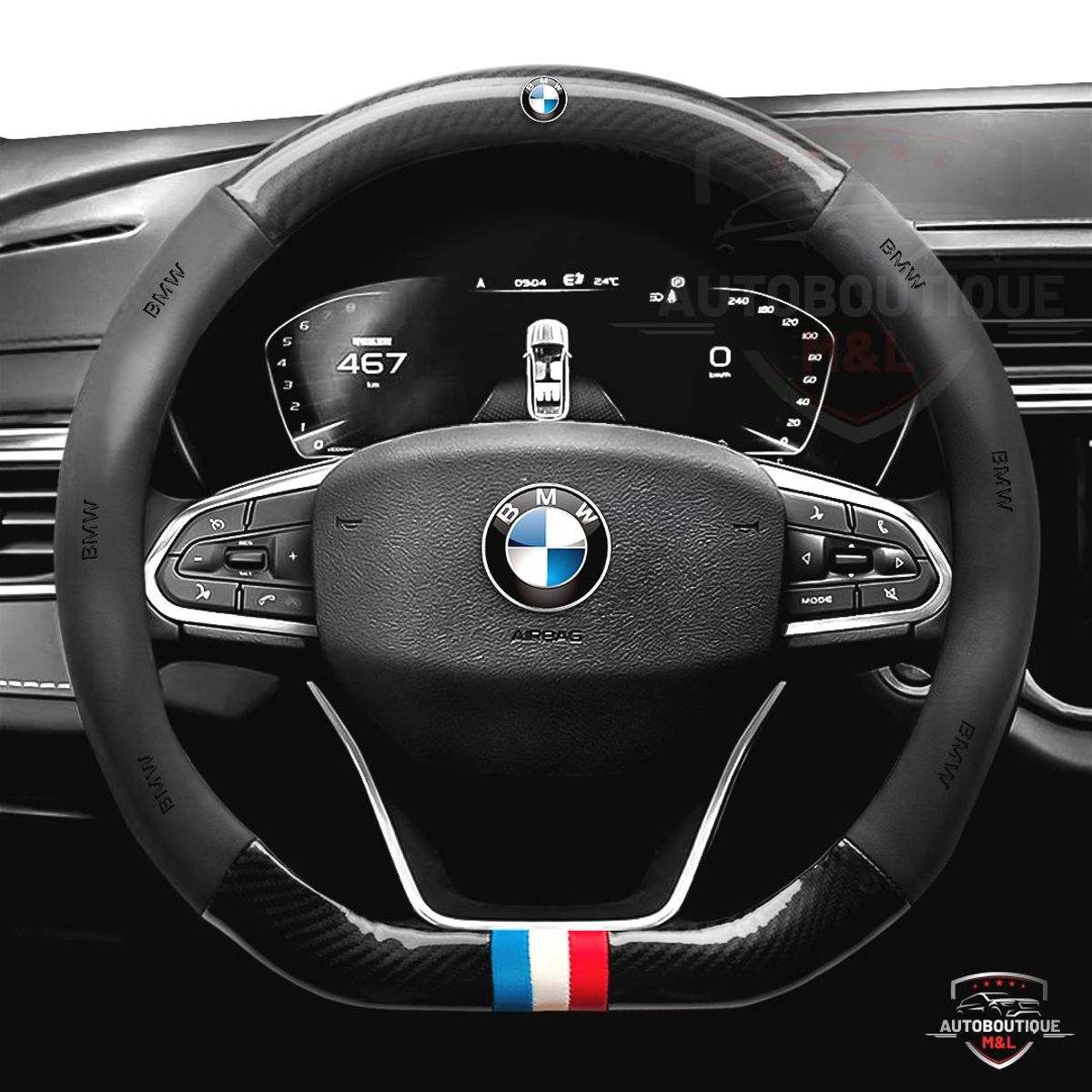 GENERICO - FORRO DE TIMON PARA  AUTOS Y CAMIONETAS