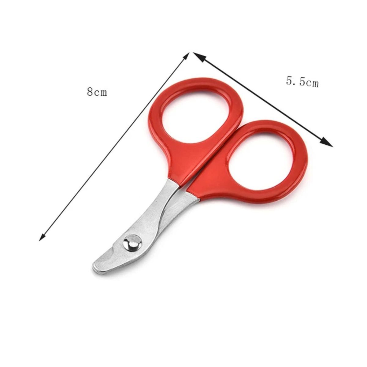 GENERICO - Packx2 Corta Uñas o Garra Para Gatos - Rojo - 1