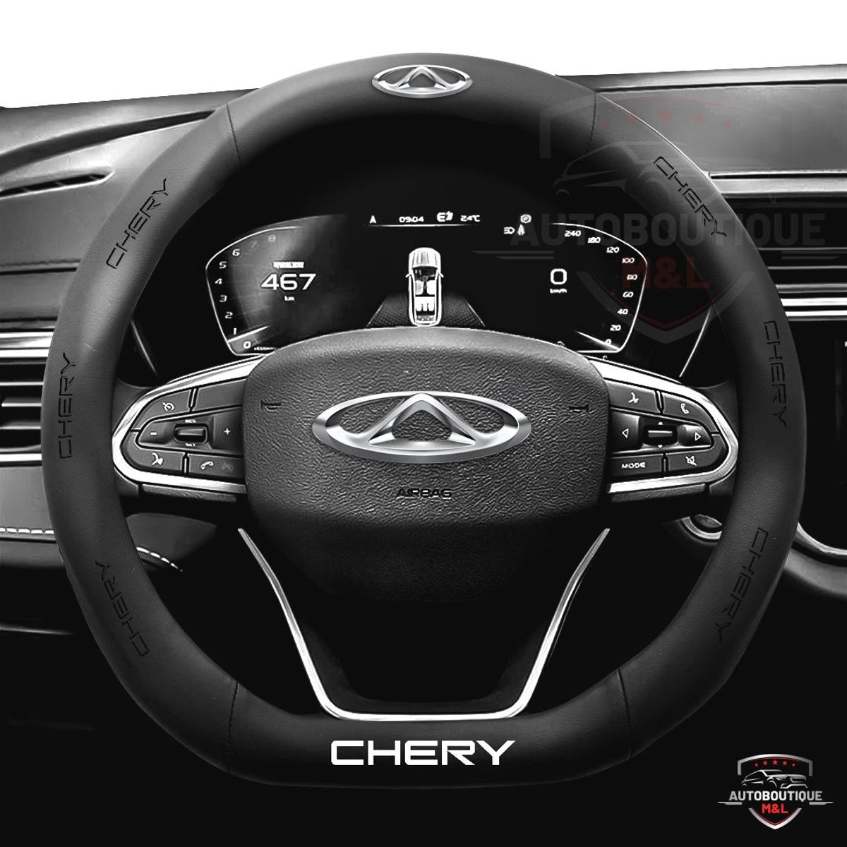 GENERICO - FORRO DE TIMON PARA  AUTOS Y CAMIONETAS