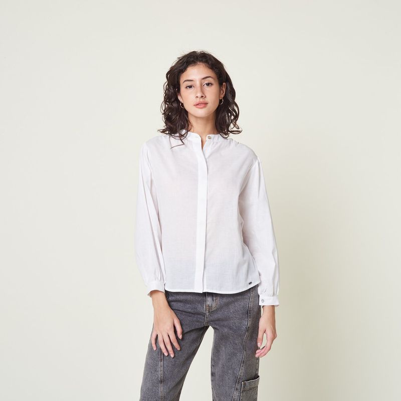 EXIT - Blusa Joaquina Hueso Mujer Exit