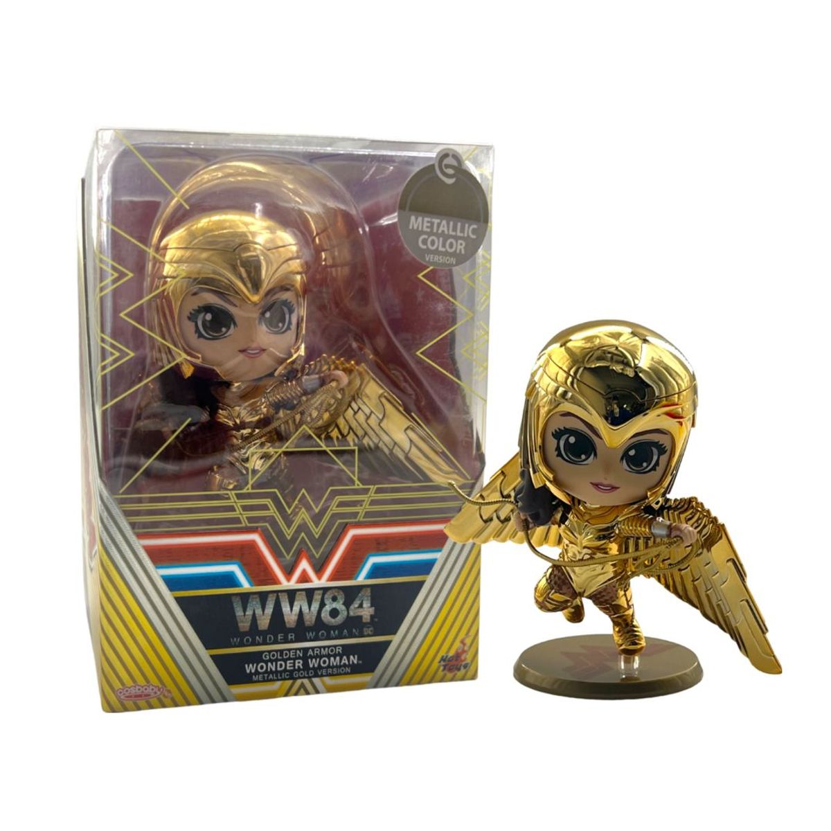 HOT TOYS - Golden Armor Wonder Woman  Flying Version Cosbaby Hot Toys