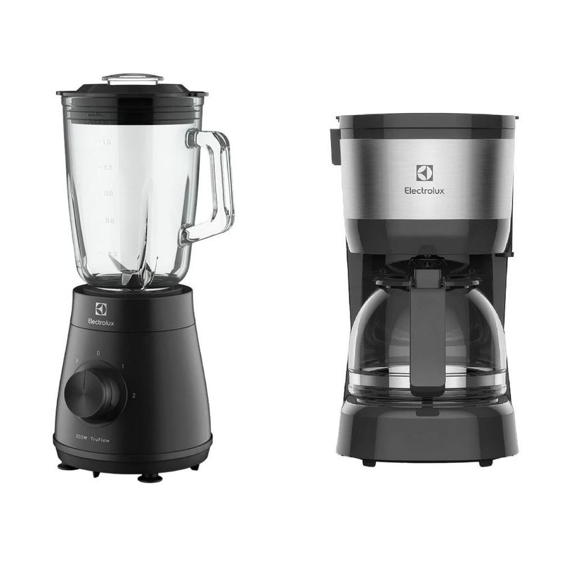 ELECTROLUX - Combo Licuadora 500w EBS20 + Cafetera Automatica ECM10 Electrolux