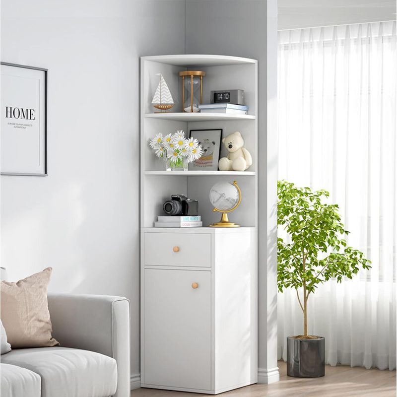 TU MESITA - Aparador Esquinero Piero color Blanco TU MESITA