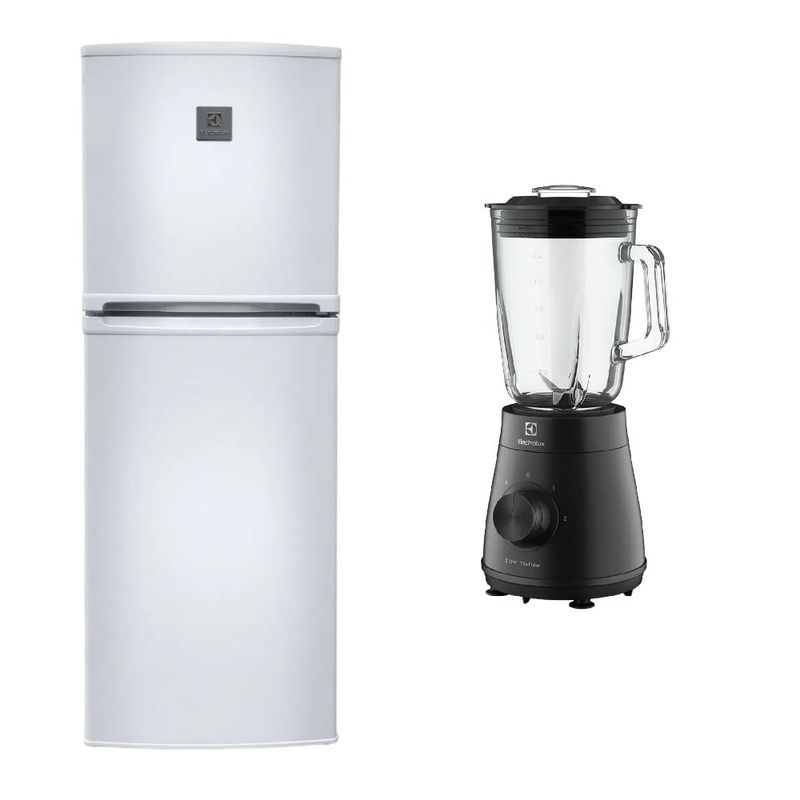 ELECTROLUX - Combo Refrigeradora Top Mount 138L Blanco ERT18G2HNW + Licuadora 500w EBS20 Electrolux