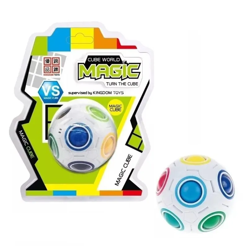 Cubo Pelota Mágica Puzzle Antiestrés de Colores GENERICO