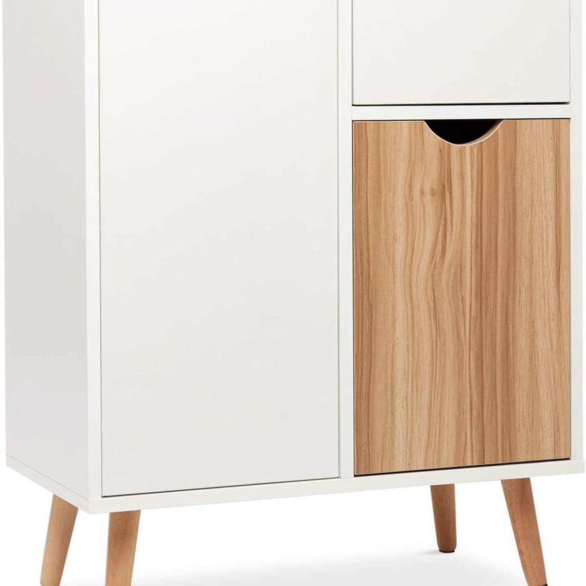 TU MESITA - Aparador para cocina Capri color BlancoMarrón TU MESITA