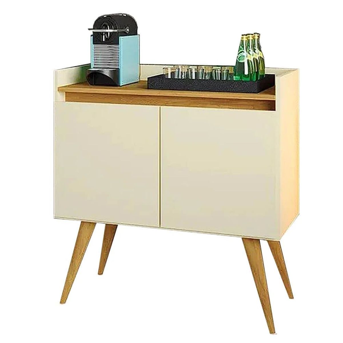 TU MESITA - Aparador Moderno 2 puertas Bostón color BlancoDuna TU MESITA