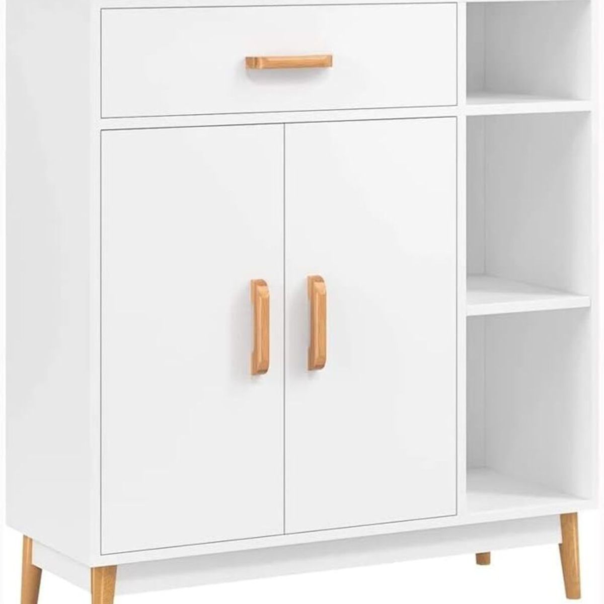 TU MESITA - Aparador Moderno Katriona color Blanco TU MESITA