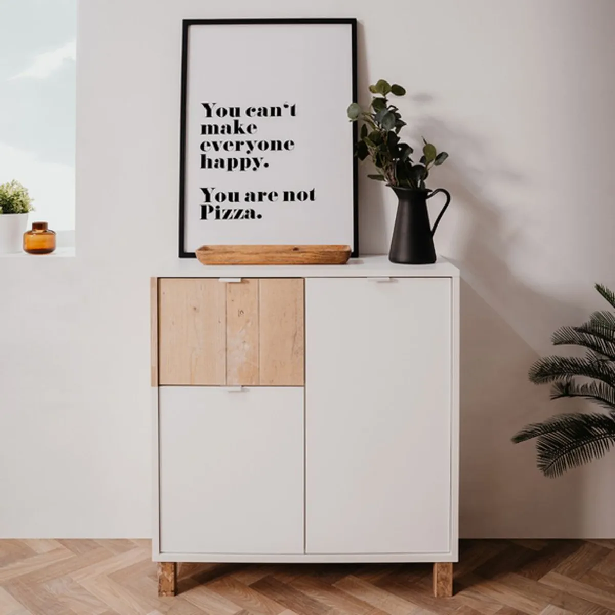 TU MESITA - Aparador Recibidor Magnun color Blanco TU MESITA