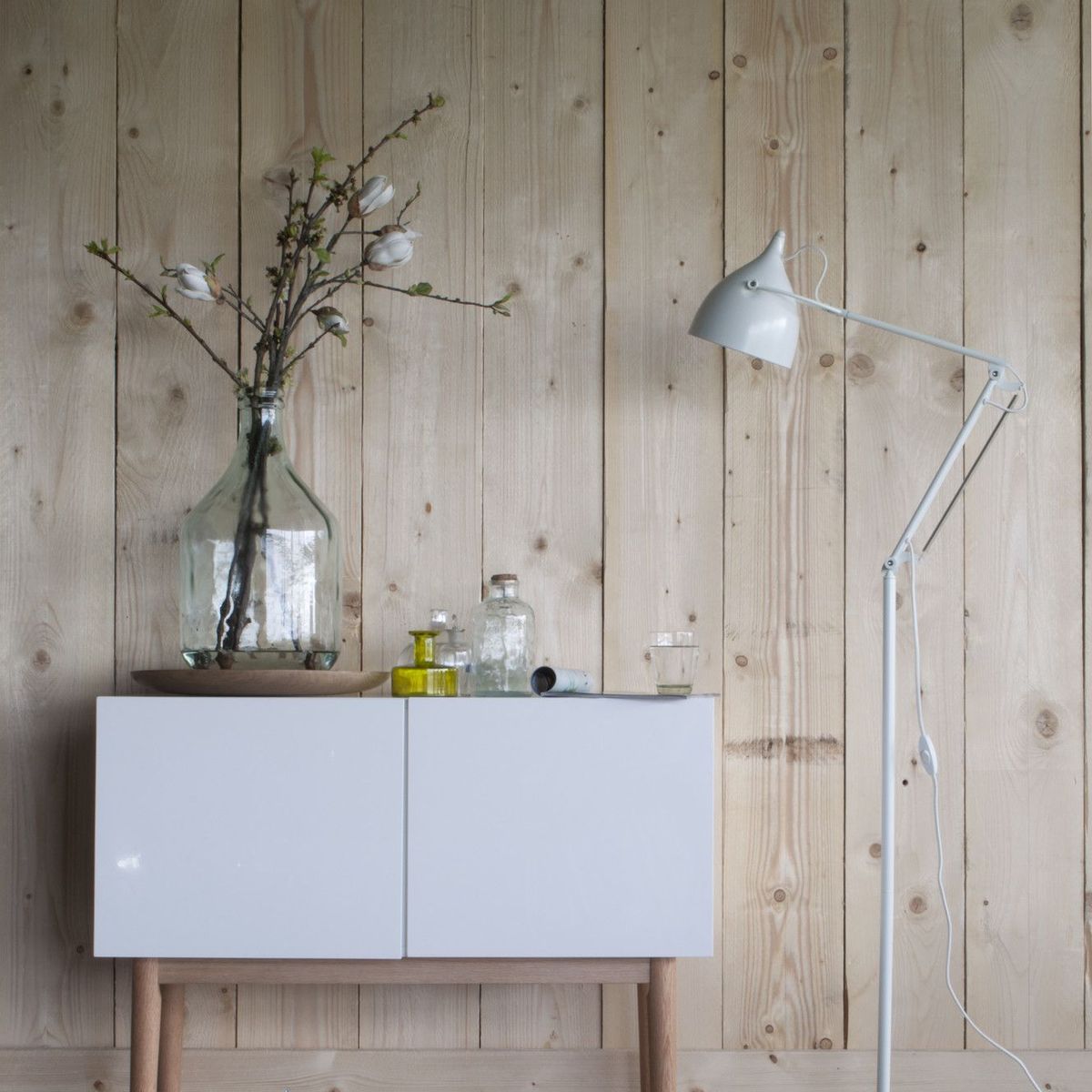 TU MESITA - Recibidor Práctico Galaxy color Blanco TU MESITA