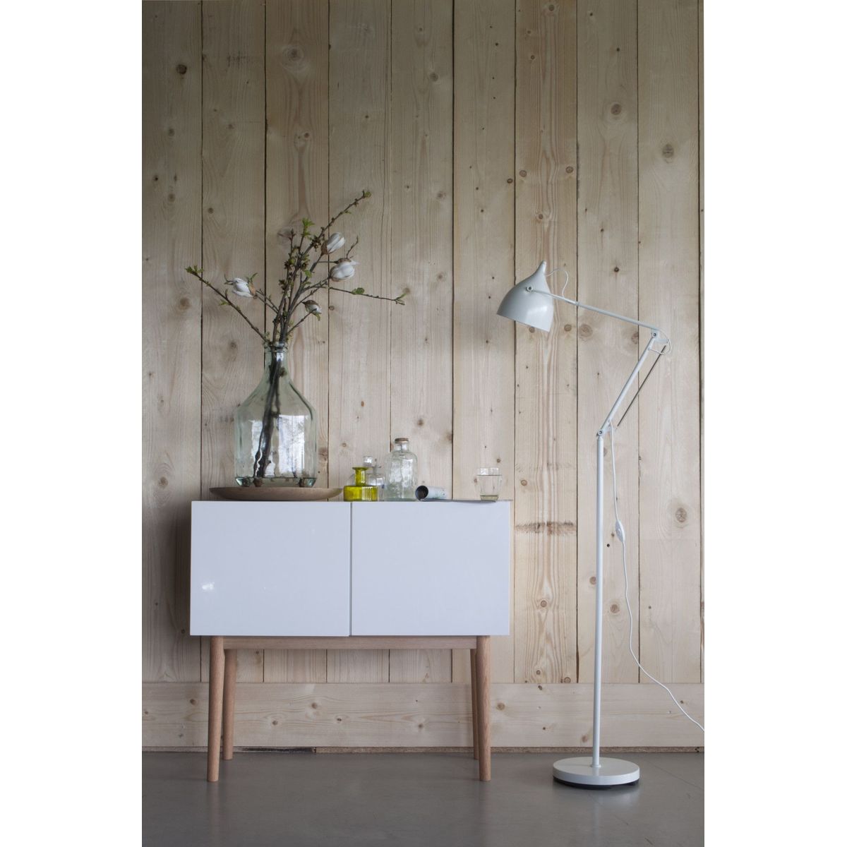 TU MESITA - Recibidor Práctico Galaxy color Blanco TU MESITA