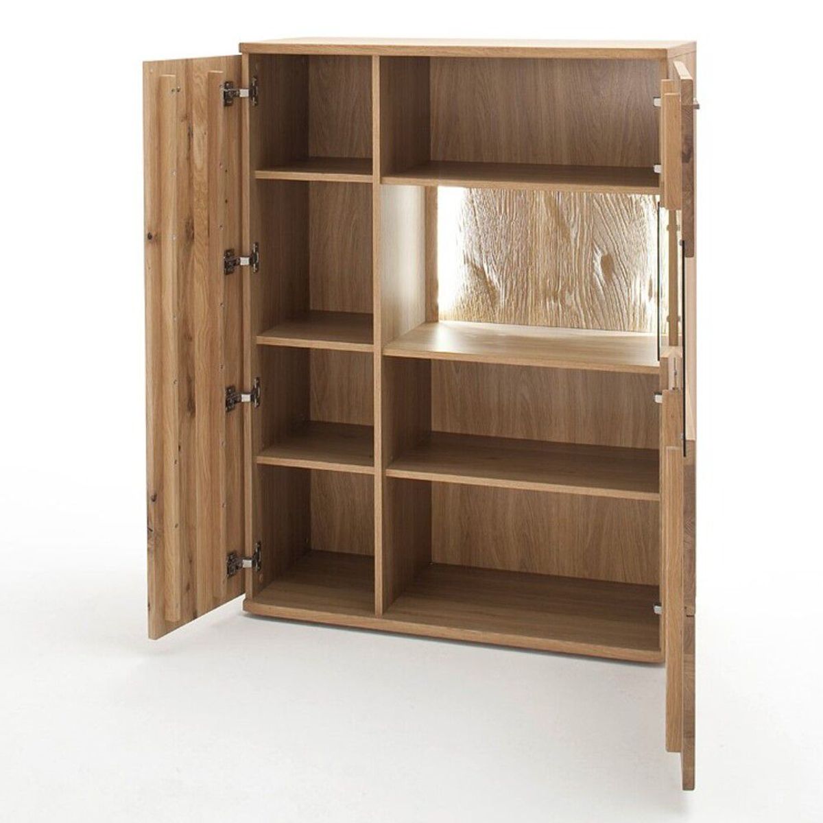 TU MESITA - Vitrina Organizadora Shantal con luz 2 puertas TU MESITA