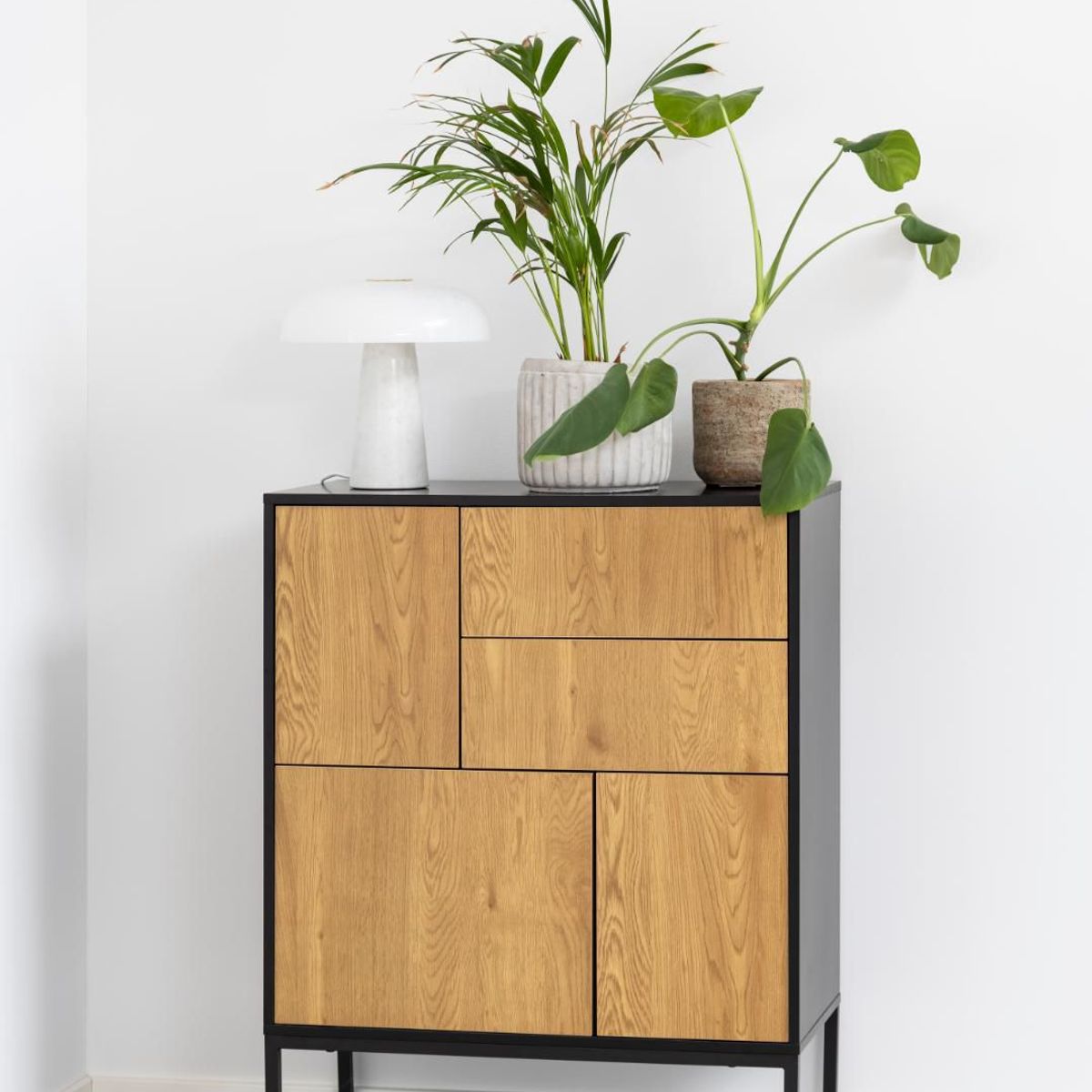 TU MESITA - Aparador Recibidor Igor 2 cajones 3 puertas TU MESITA