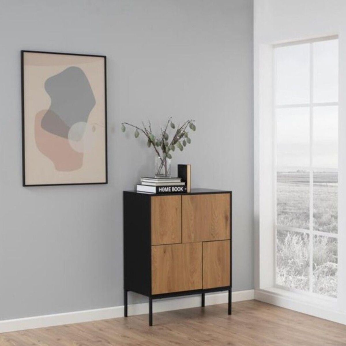 TU MESITA - Aparador Recibidor Igor 4 puertas TU MESITA