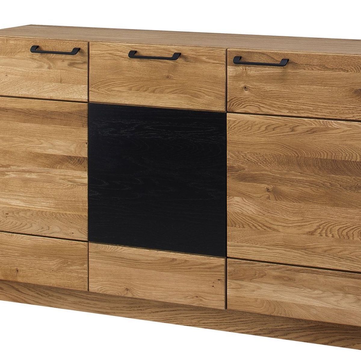 TU MESITA - Aparador Moderno Sicilia 3 puertas color Marrón TU MESITA