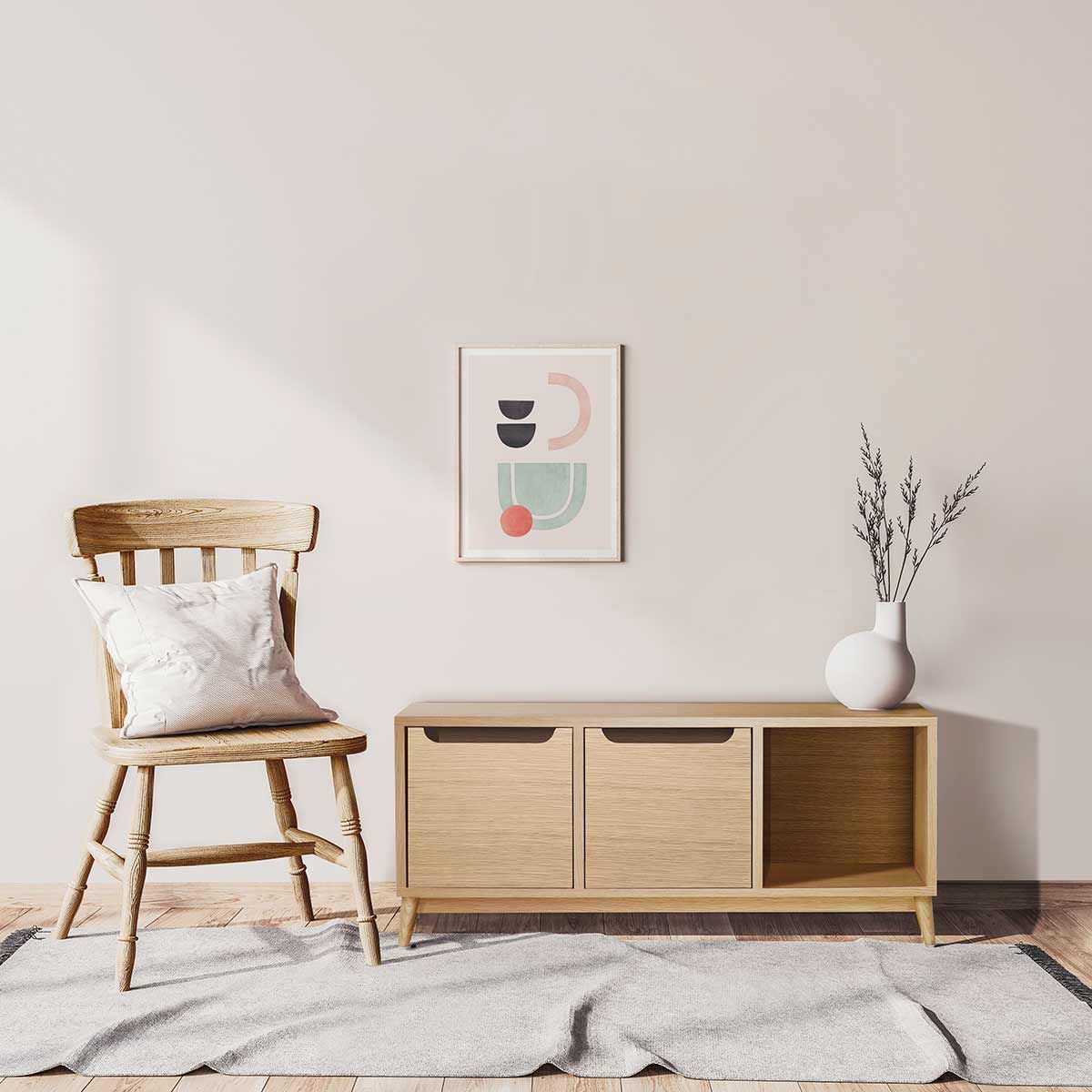 TU MESITA - Aparador Multiusos Kimy color Duna 2 puertas TU MESITA