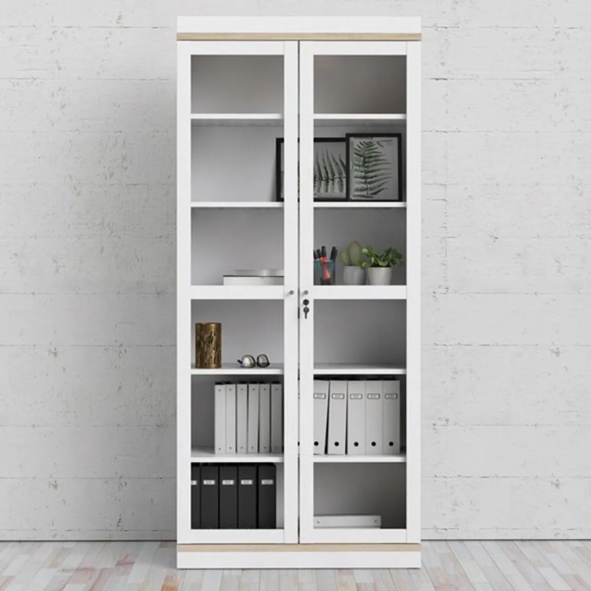 TU MESITA - Vitirina Vintage Romeo color BlancoDuna 2 puertas TU MESITA