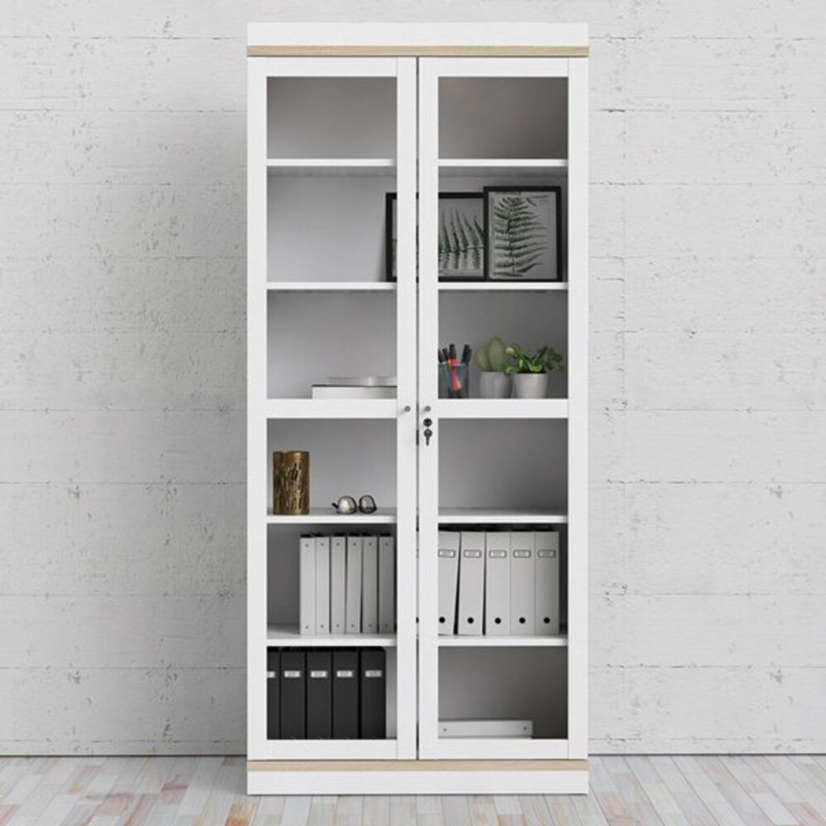 TU MESITA - Vitirina Vintage Romeo color BlancoDuna 2 puertas TU MESITA