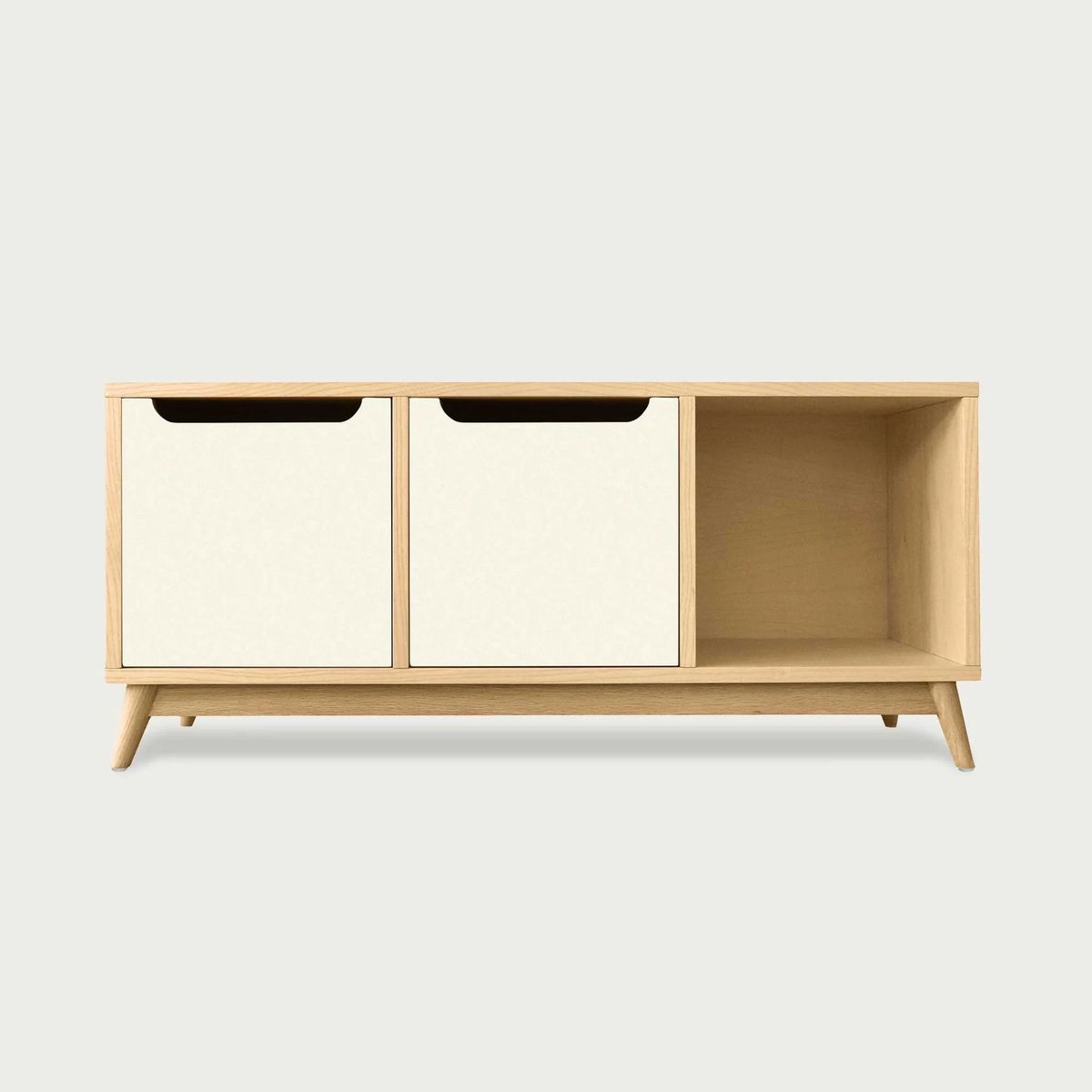 TU MESITA - Aparador Multiusos Kimy color DunaBlanco 2 puertas TU MESITA