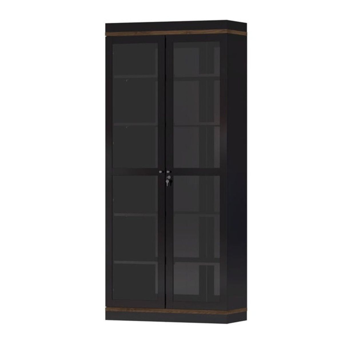 TU MESITA - Vitirina Vintage Romeo color NegroMarrón 2 puertas TU MESITA