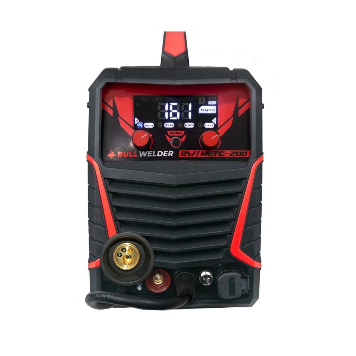 GENERICO - Máquina de Soldar Multiprocesor, 200 Amperios, Bull Welder