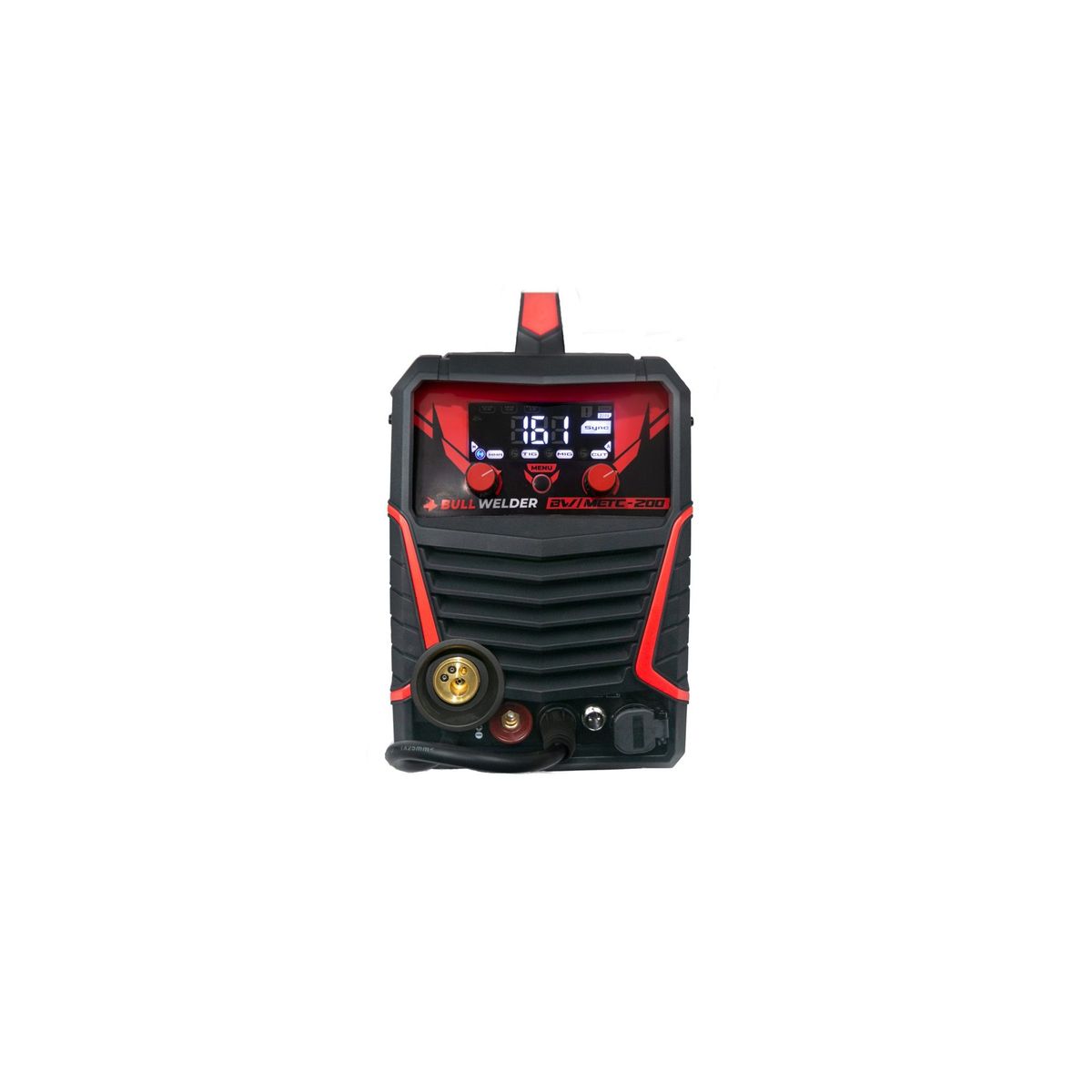 GENERICO - Máquina de Soldar Multiprocesor, 200 Amperios, Bull Welder