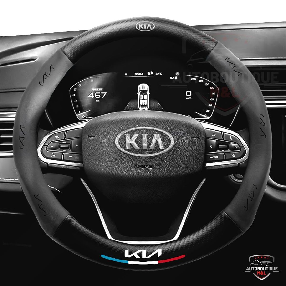 GENERICO - FORRO DE TIMON PARA  AUTOS Y CAMIONETAS