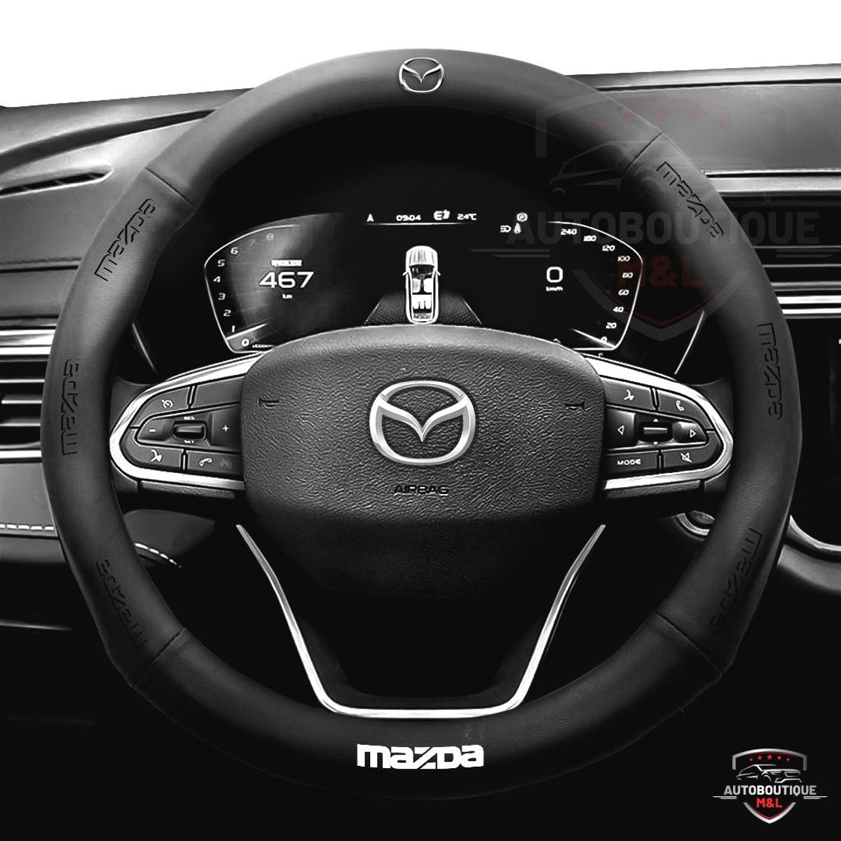 GENERICO - FORRO DE TIMON PARA  AUTOS Y CAMIONETAS